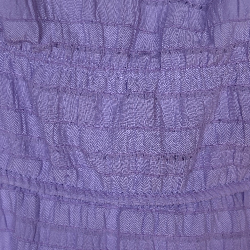 Wild Fable Purple Pleated Sundress Square Neck - Picture 2 of 7